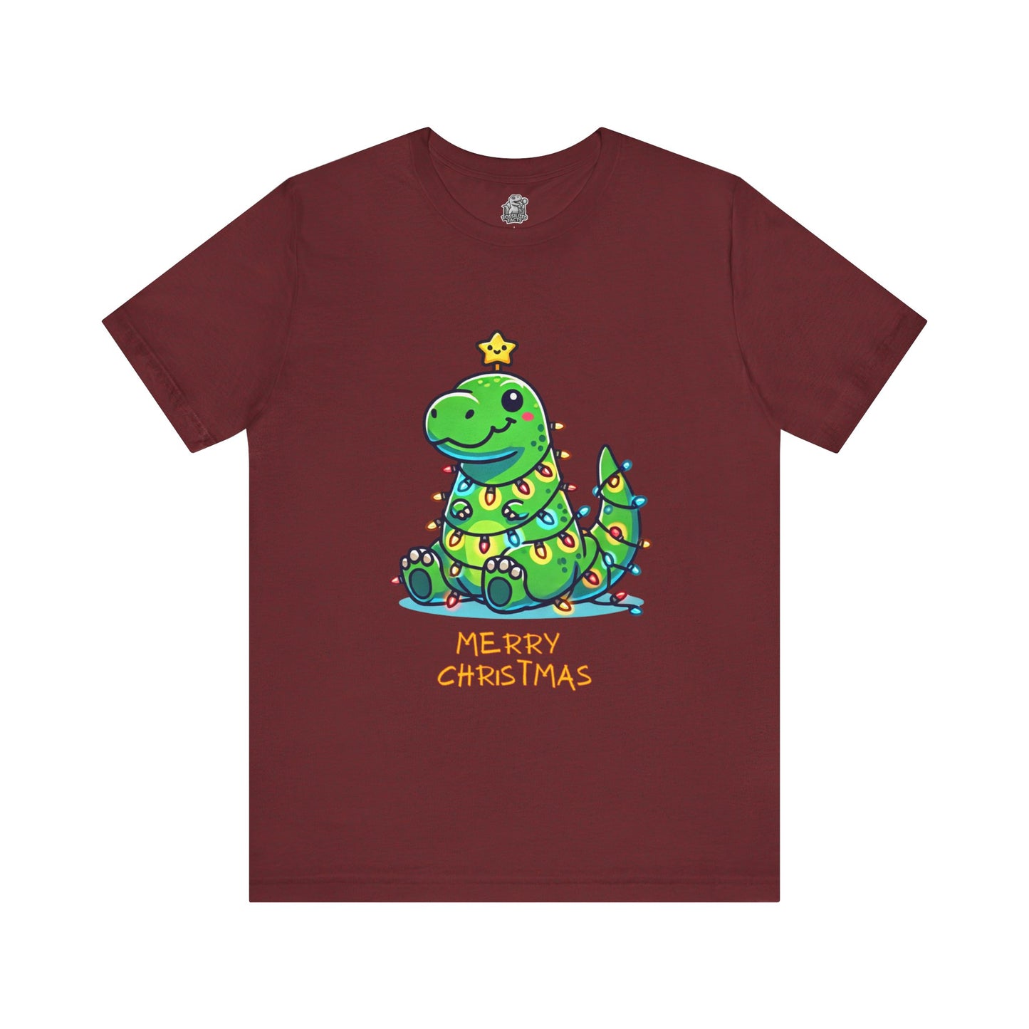 Merry Christmas - Tree Rex Jerry - Unisex Jersey Short Sleeve Tee Super Comfy Dino T-Shirt Gift