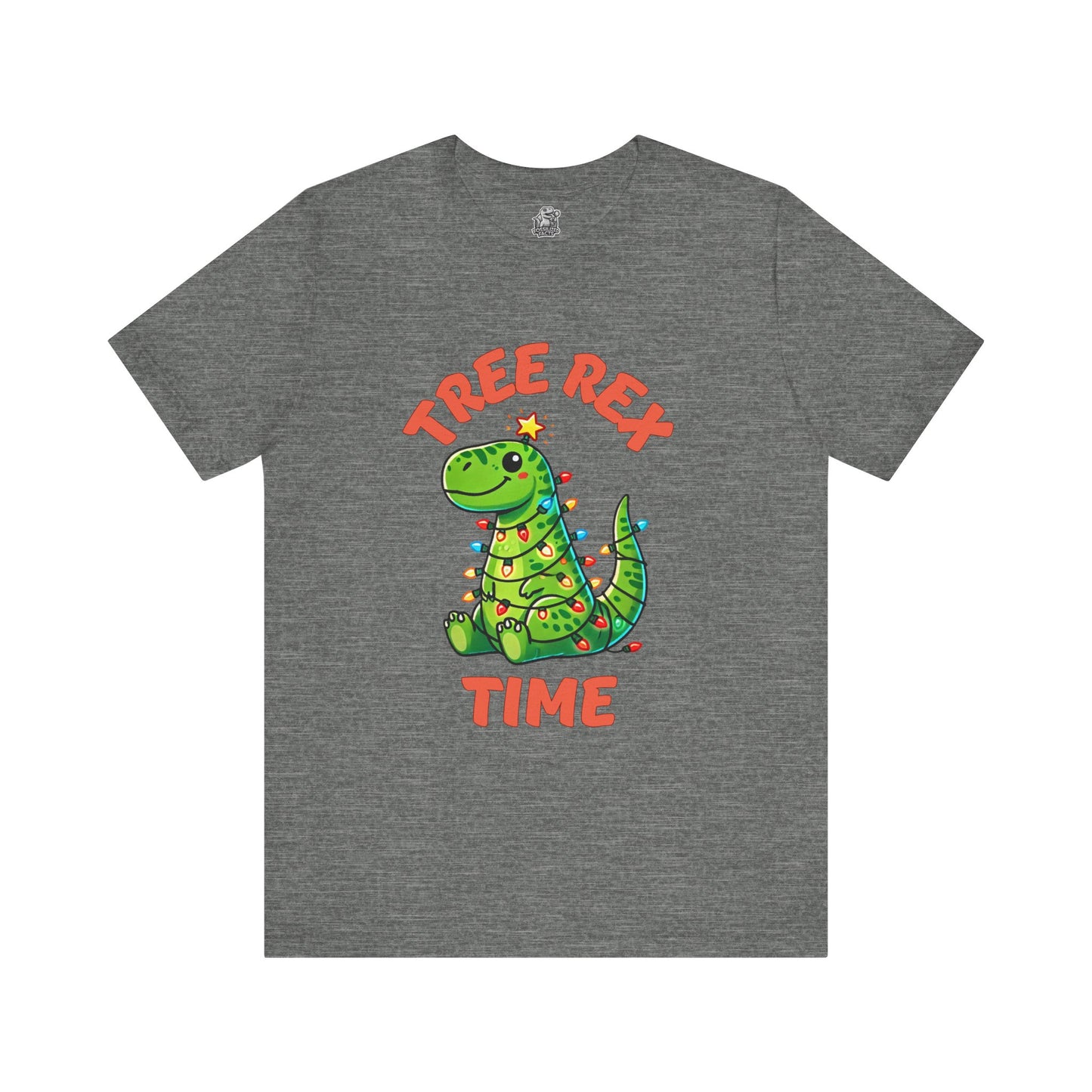 Tree Rex Time Christmas Devan - Unisex Jersey Short Sleeve Tee Super Comfy Dino T-Shirt Gift