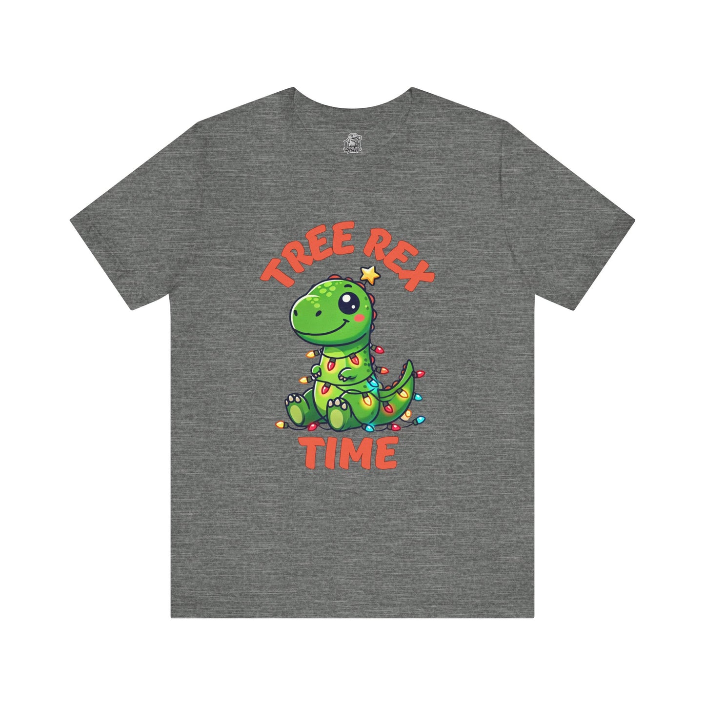 Tree Rex Time Christmas Steve - Unisex Jersey Short Sleeve Tee Super Comfy Dino T-Shirt Gift