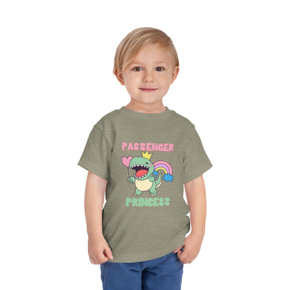 Passenger Princess Rex Toddler Size T-Shirt for kids who love dinosaurs