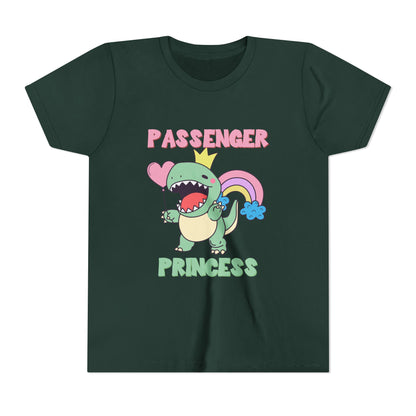 Passenger Princess Rex Youth Size T-Shirt for kids who love dinosaurs