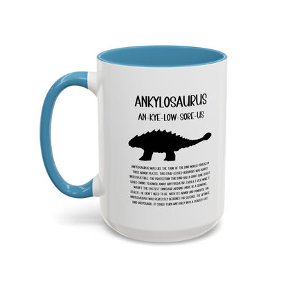 Ankylosaurus Mug with Detailed Black Graphic Amazing Gift for the Dino Lovers in your life