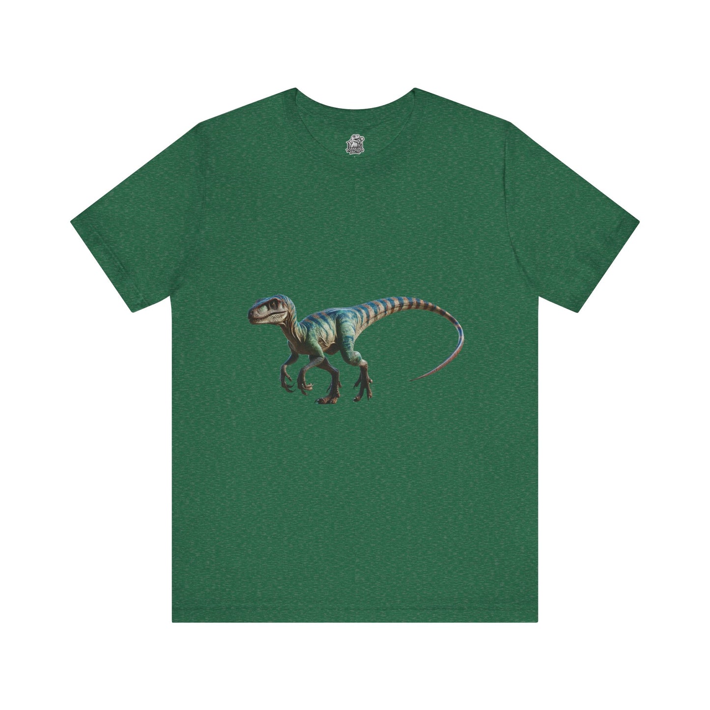 Vibrant Velociraptor Adventure Tee - Unisex Jersey Short Sleeve Tee Super Comfy Dino T-Shirt Gift