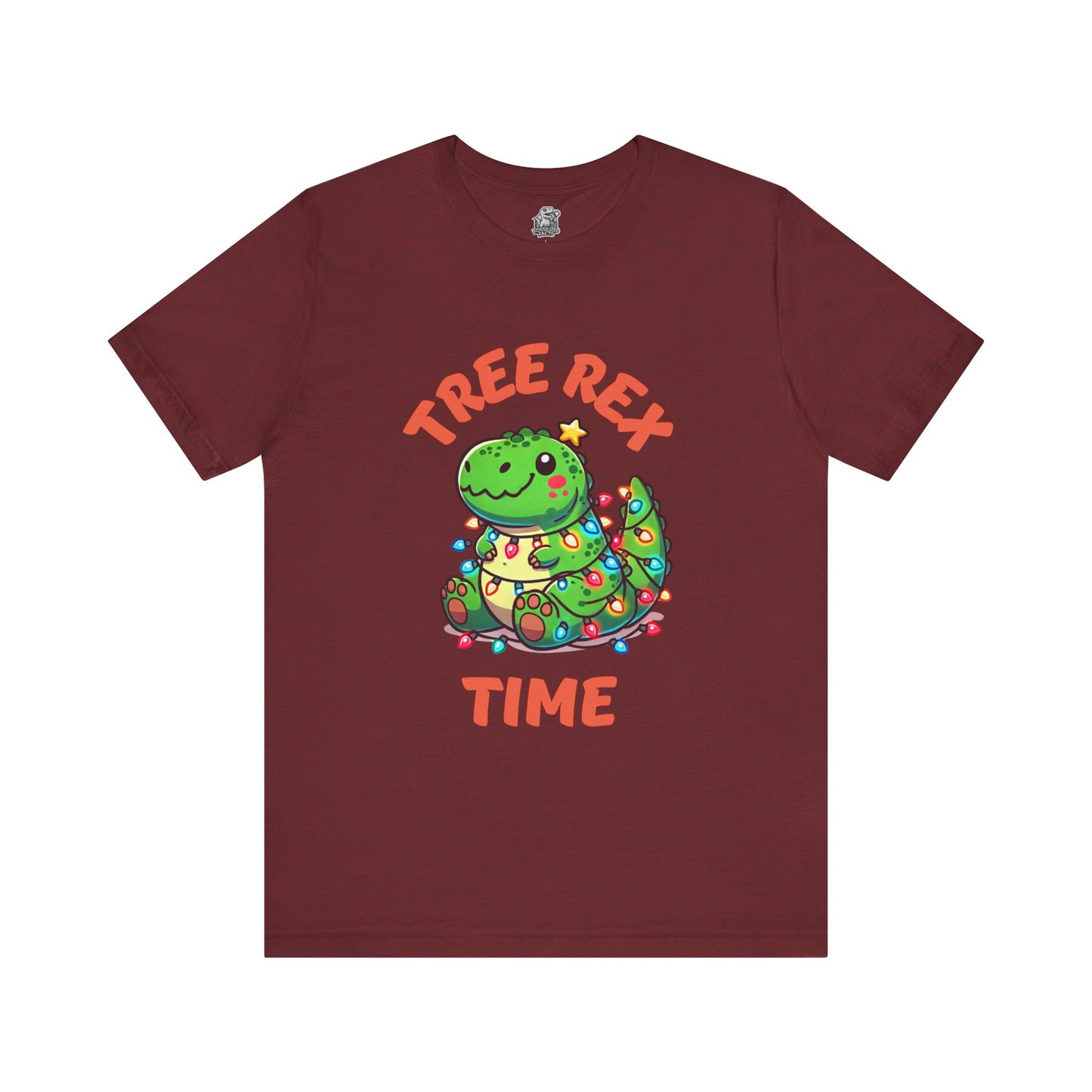 Tree Rex Time Christmas Kerry - Unisex Jersey Short Sleeve Tee Super Comfy Dino T-Shirt Gift