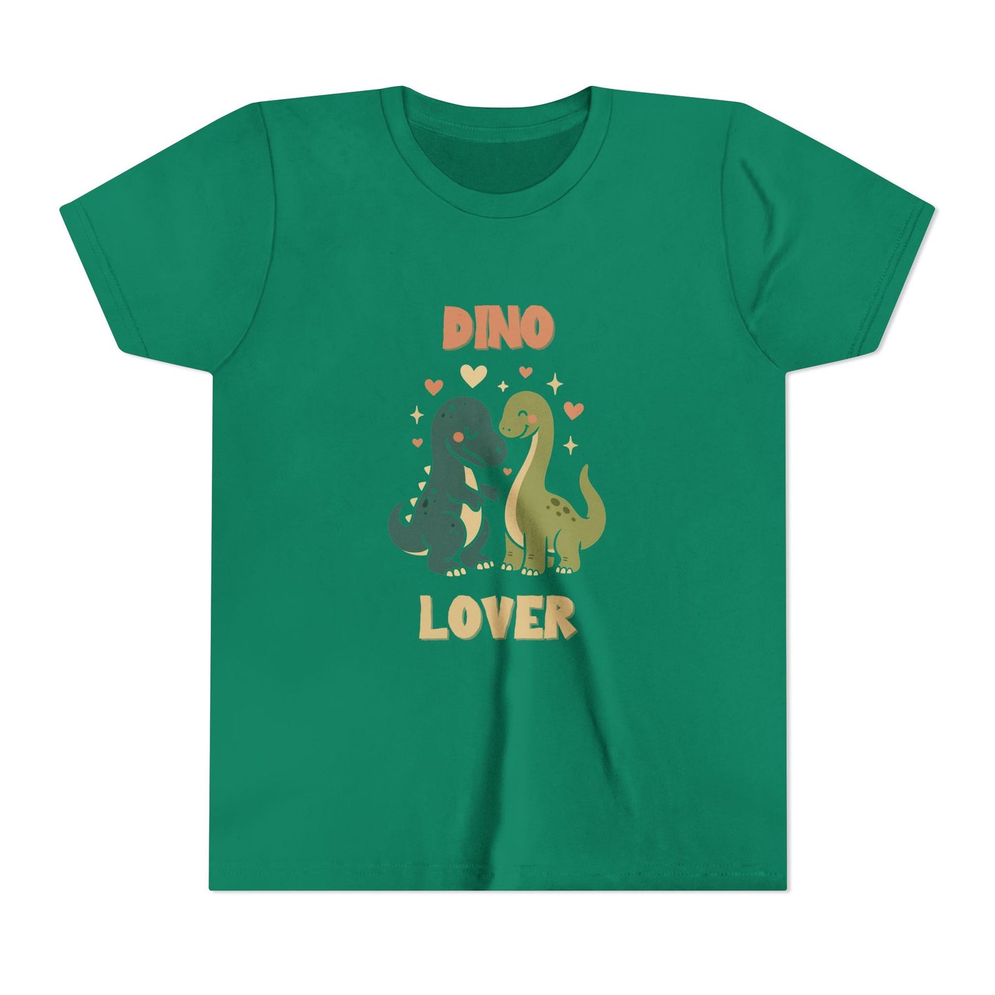 Prehistoric Pair of Dino Lover Tee Youth Size T-Shirt for kids who love dinosaurs
