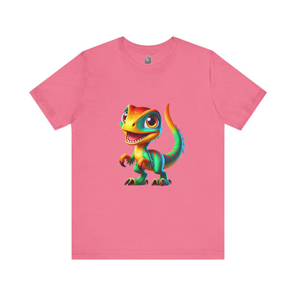 Cutie Raptor- Unisex Jersey Short Sleeve Tee Super Comfy Dino T-Shirt Gift