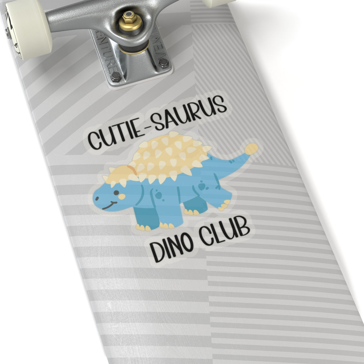 Ankylosaurus Cutie Saurus Dino Club Blue -  Amazing Kiss-Cut Sticker Gift to dino decorate any surface