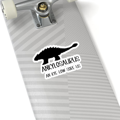 Ankylosaurus - Amazing Kiss-Cut Sticker Gift to dino decorate any surface