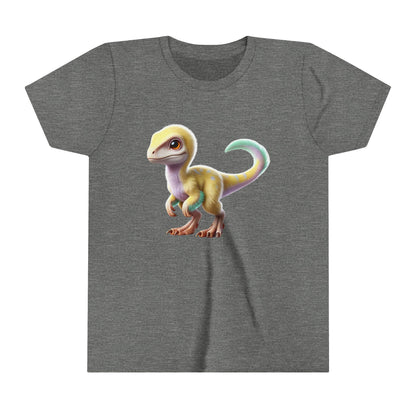 Youth Soft and Fluffy Baby Dino Plush – The Perfect Prehistoric Friend for Kids! 🦖💛 - Unisex Jersey Short Sleeve Tee Super Comfy Dino T-Shirt Gift