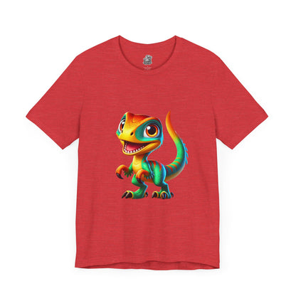 Cutie Raptor- Unisex Jersey Short Sleeve Tee Super Comfy Dino T-Shirt Gift