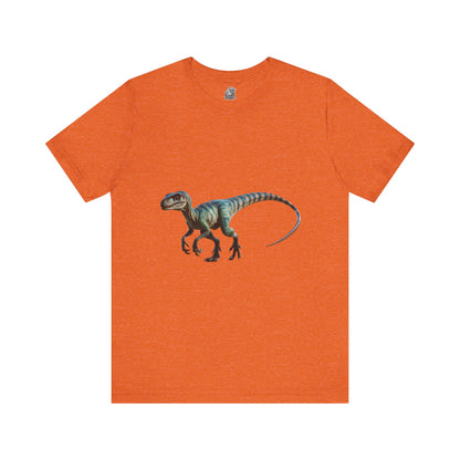 Vibrant Velociraptor Adventure Tee - Unisex Jersey Short Sleeve Tee Super Comfy Dino T-Shirt Gift