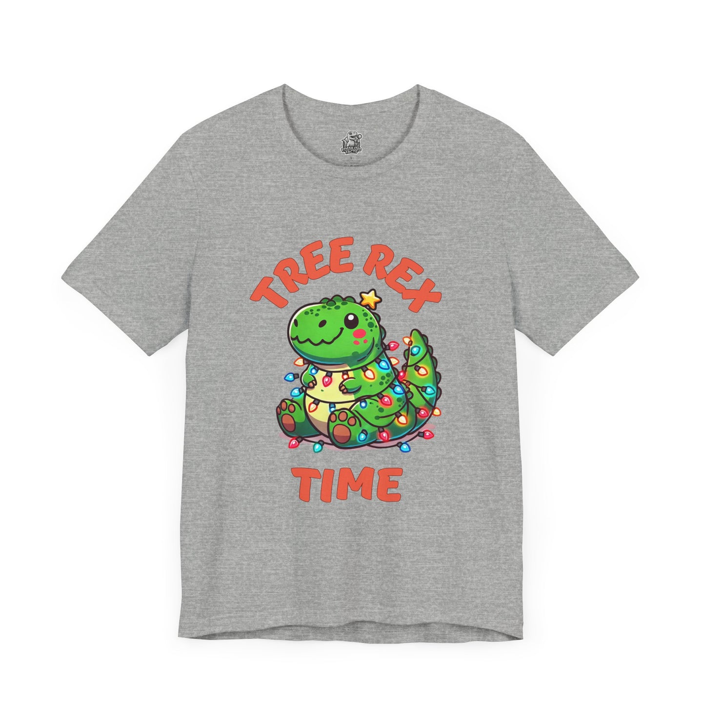 Tree Rex Time Christmas Kerry - Unisex Jersey Short Sleeve Tee Super Comfy Dino T-Shirt Gift