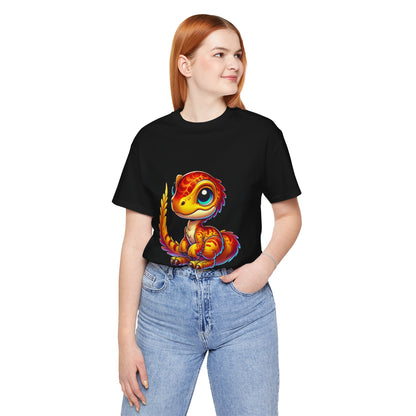 Adorable Velociraptor - Unisex Jersey Short Sleeve Tee Super Comfy Dino T-Shirt Gift