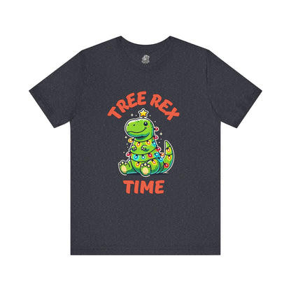 Tree Rex Time Christmas Martin - Unisex Jersey Short Sleeve Tee Super Comfy Dino T-Shirt Gift