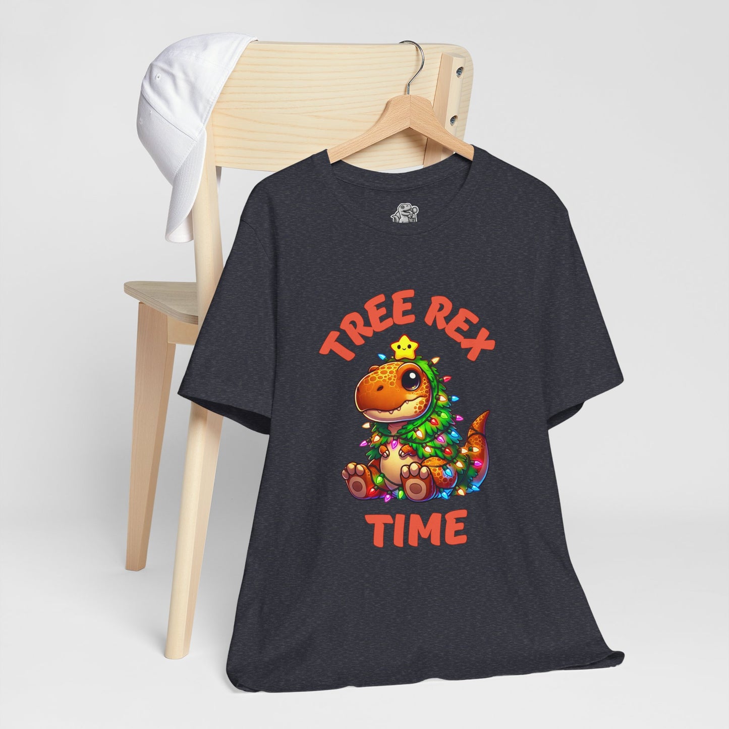 Tree Rex Time Christmas Kevin - Unisex Jersey Short Sleeve Tee Super Comfy Dino T-Shirt Gift