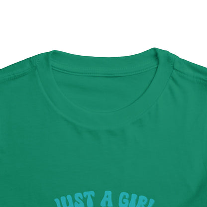 Just a Girl Who Loves Dinosaurs Toddler Size T-Shirt Stem children who Love Dinosaurs Tshirts