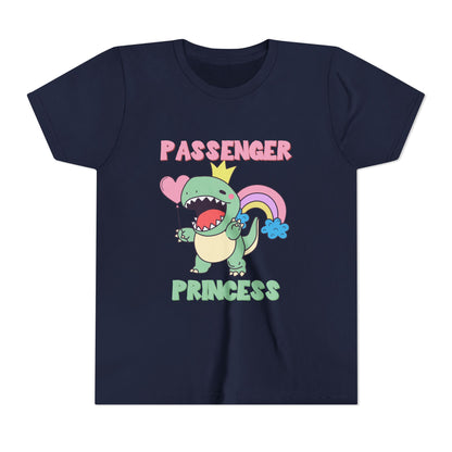 Passenger Princess Rex Youth Size T-Shirt for kids who love dinosaurs