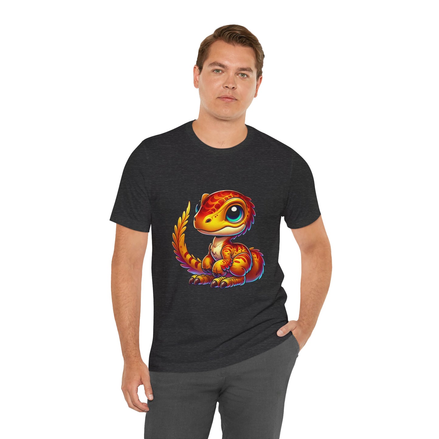 Adorable Velociraptor - Unisex Jersey Short Sleeve Tee Super Comfy Dino T-Shirt Gift