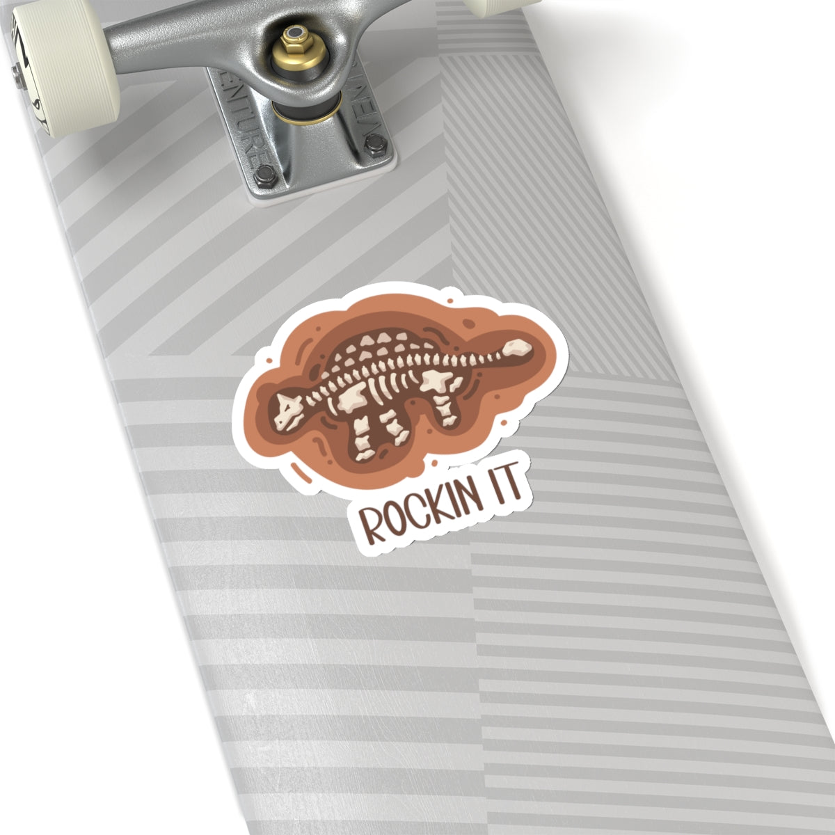 Rockin It - Ankylosaurus - Amazing Kiss-Cut Sticker Gift to dino decorate any surface