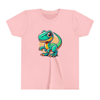 Youth Bright Teal Baby Dinosaur – Perfect Gift for Dino Enthusiasts! - Unisex Jersey Short Sleeve Tee Super Comfy Dino T-Shirt Gift