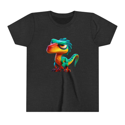 Youth Nope Velociraptor  – Perfect for Dino Fans! - Unisex Jersey Short Sleeve Tee Super Comfy Dino T-Shirt Gift