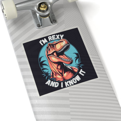 Rexy Swagger Sticker – The King of Confidence