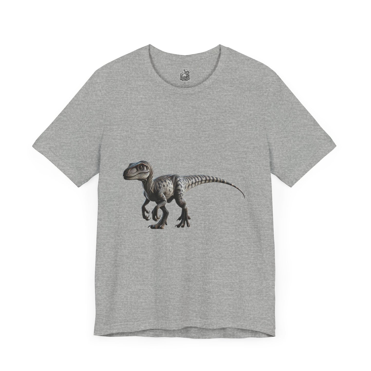 Bold Velociraptor - Unisex Jersey Short Sleeve Tee Super Comfy Dino T-Shirt Gift