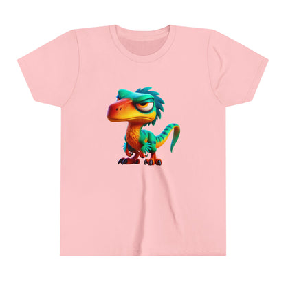 Youth Nope Velociraptor  – Perfect for Dino Fans! - Unisex Jersey Short Sleeve Tee Super Comfy Dino T-Shirt Gift