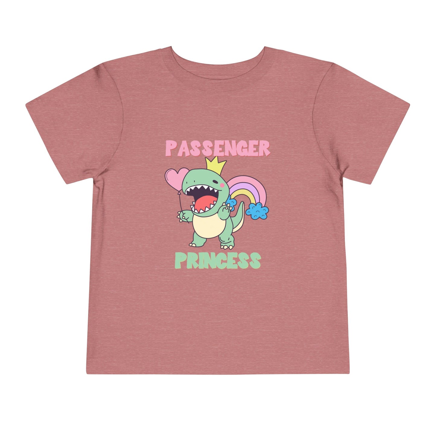Passenger Princess Rex Toddler Size T-Shirt for kids who love dinosaurs