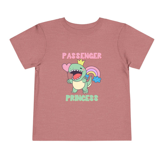 Passenger Princess Rex Toddler Size T-Shirt for kids who love dinosaurs