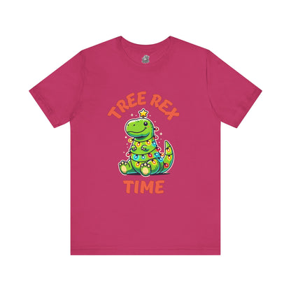 Tree Rex Time Christmas Martin - Unisex Jersey Short Sleeve Tee Super Comfy Dino T-Shirt Gift