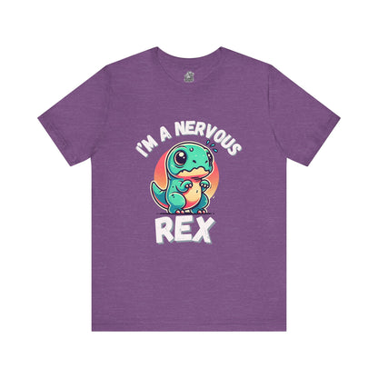 I’m a Nervous Rex Unisex T-Shirt – Cute & Funny Dinosaur Design for Dino Lovers