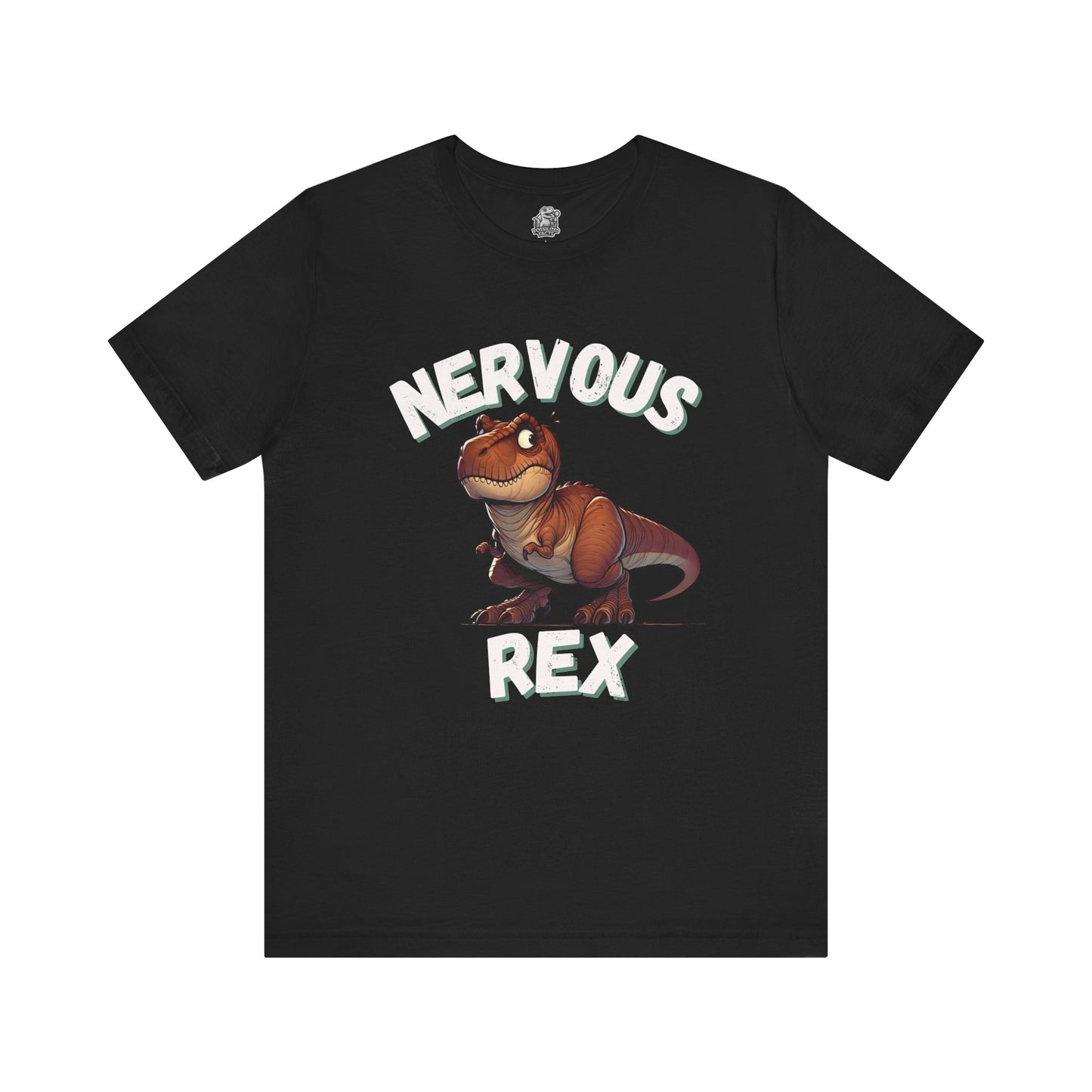 Tough and Nervous Rex Unisex T-Shirt – Funny & Adorable Unisex Dino Tee for Every Occasion