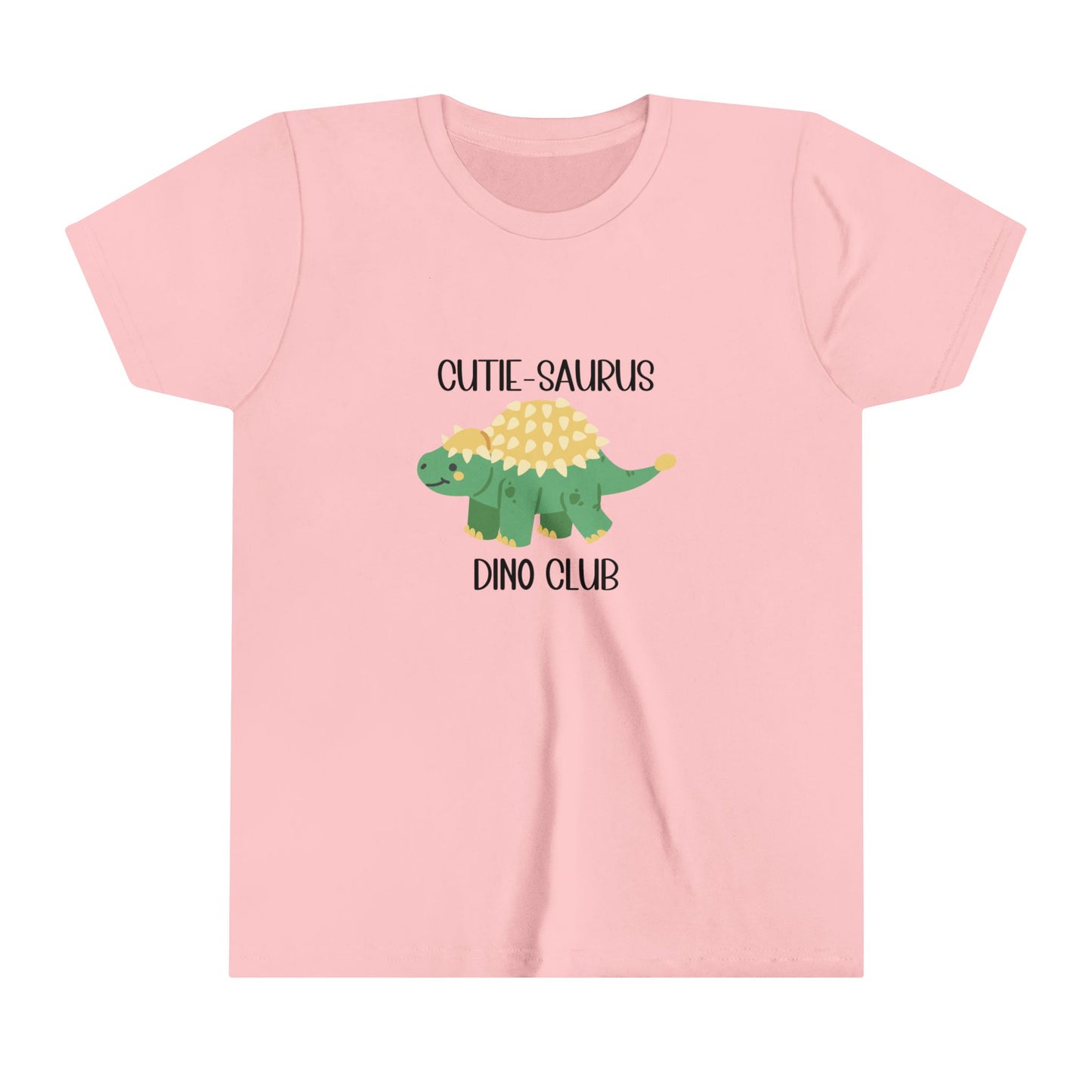 Ankylosaurus Cutie Saurus Dino Club Green - Black Graphic - Unisex Jersey Short Sleeve Tee Super Comfy Dino T-Shirt Gift