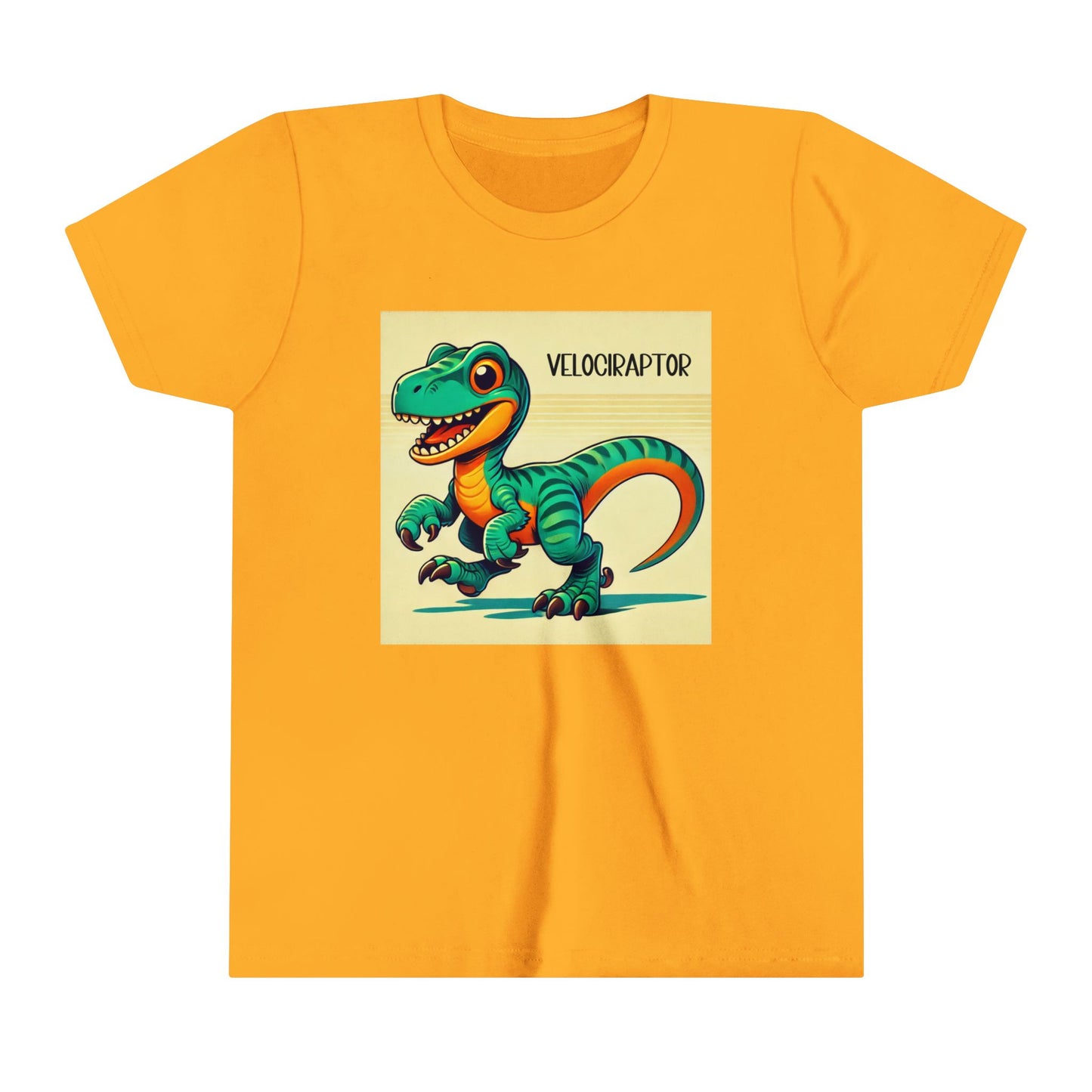 Youth Vibrant Velociraptor – Fun & Educational Dino Figure for Kids! - Unisex Jersey Short Sleeve Tee Super Comfy Dino T-Shirt Gift