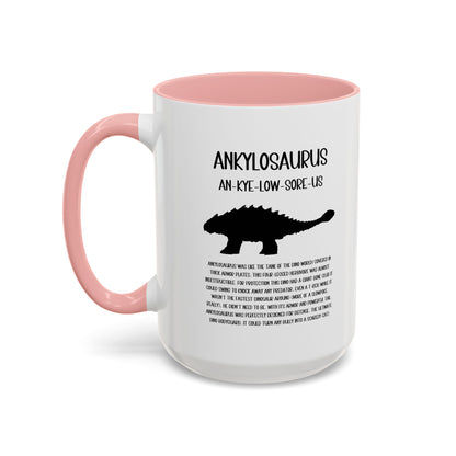 Ankylosaurus Mug with Detailed Black Graphic Amazing Gift for the Dino Lovers in your life