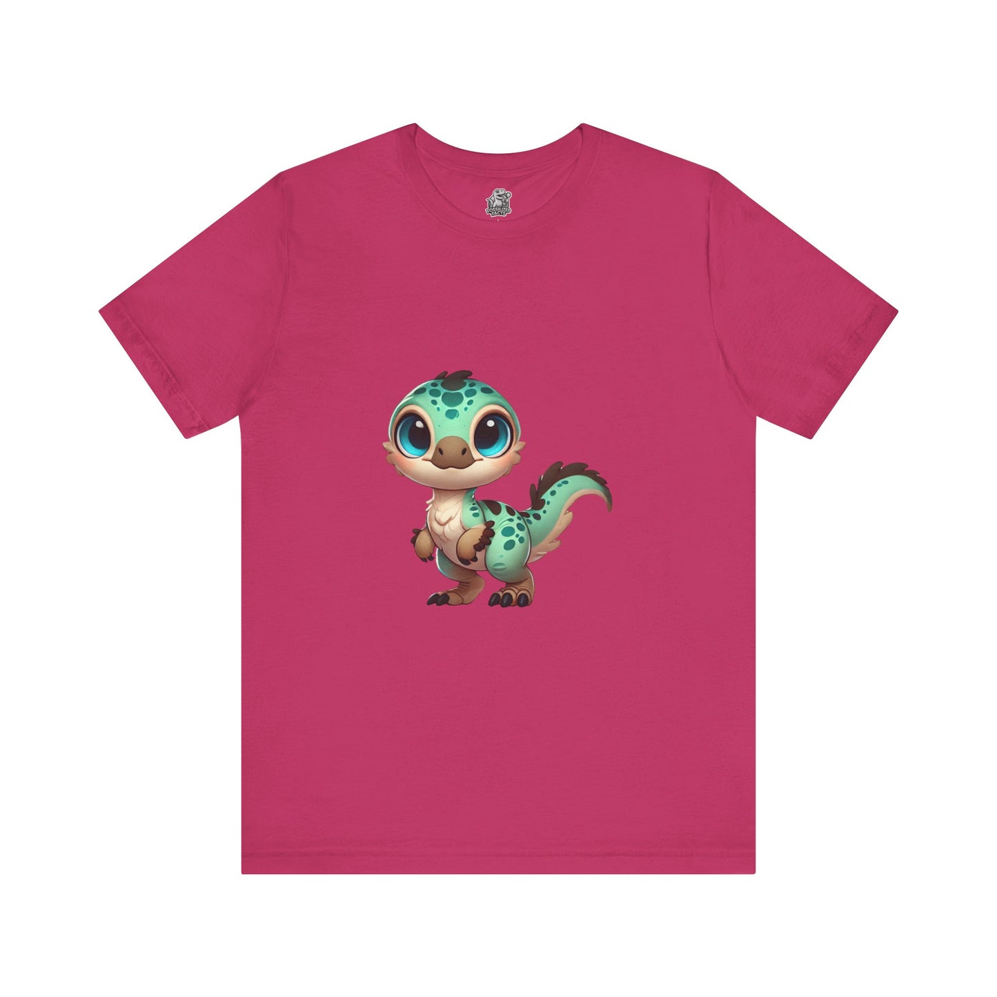 Adorable Baby Velociraptor Tee – Cuteness Overload for Dino Lovers! 🦖💚✨ - Unisex Jersey Short Sleeve Tee Super Comfy Dino T-Shirt Gift