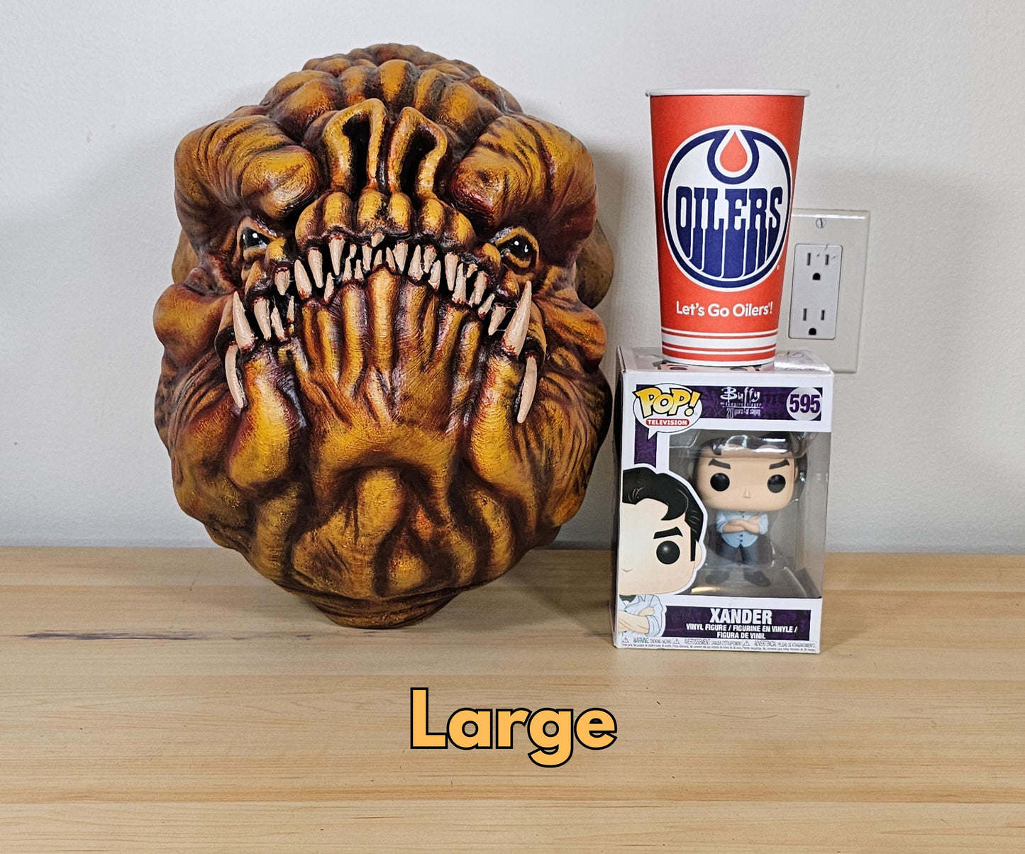 Large Rancor Head Wall Mount - Unique Sci-Fi Home Decor for Star Wars Fan - Cool Gift for Geeks & Nerds