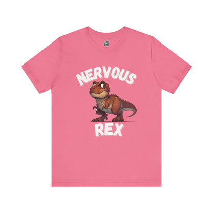 Tough and Nervous Rex Unisex T-Shirt – Funny & Adorable Unisex Dino Tee for Every Occasion