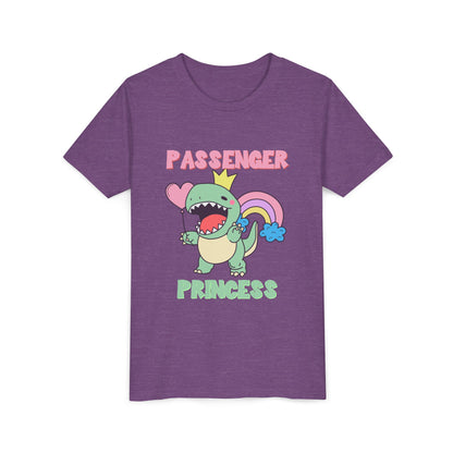 Passenger Princess Rex Youth Size T-Shirt for kids who love dinosaurs