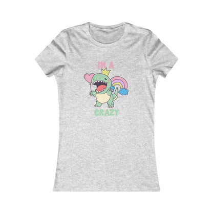 Crazy Cretaceous Cutie Womens fit Short Sleeve Tee