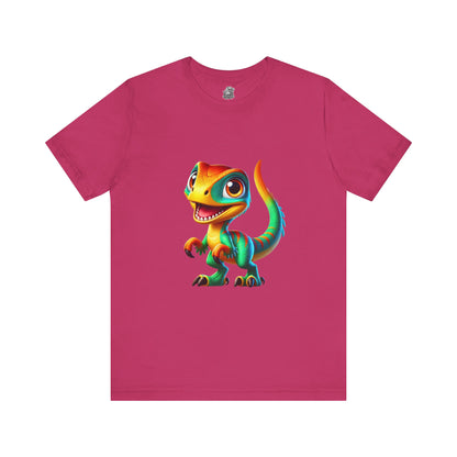 Cutie Raptor- Unisex Jersey Short Sleeve Tee Super Comfy Dino T-Shirt Gift