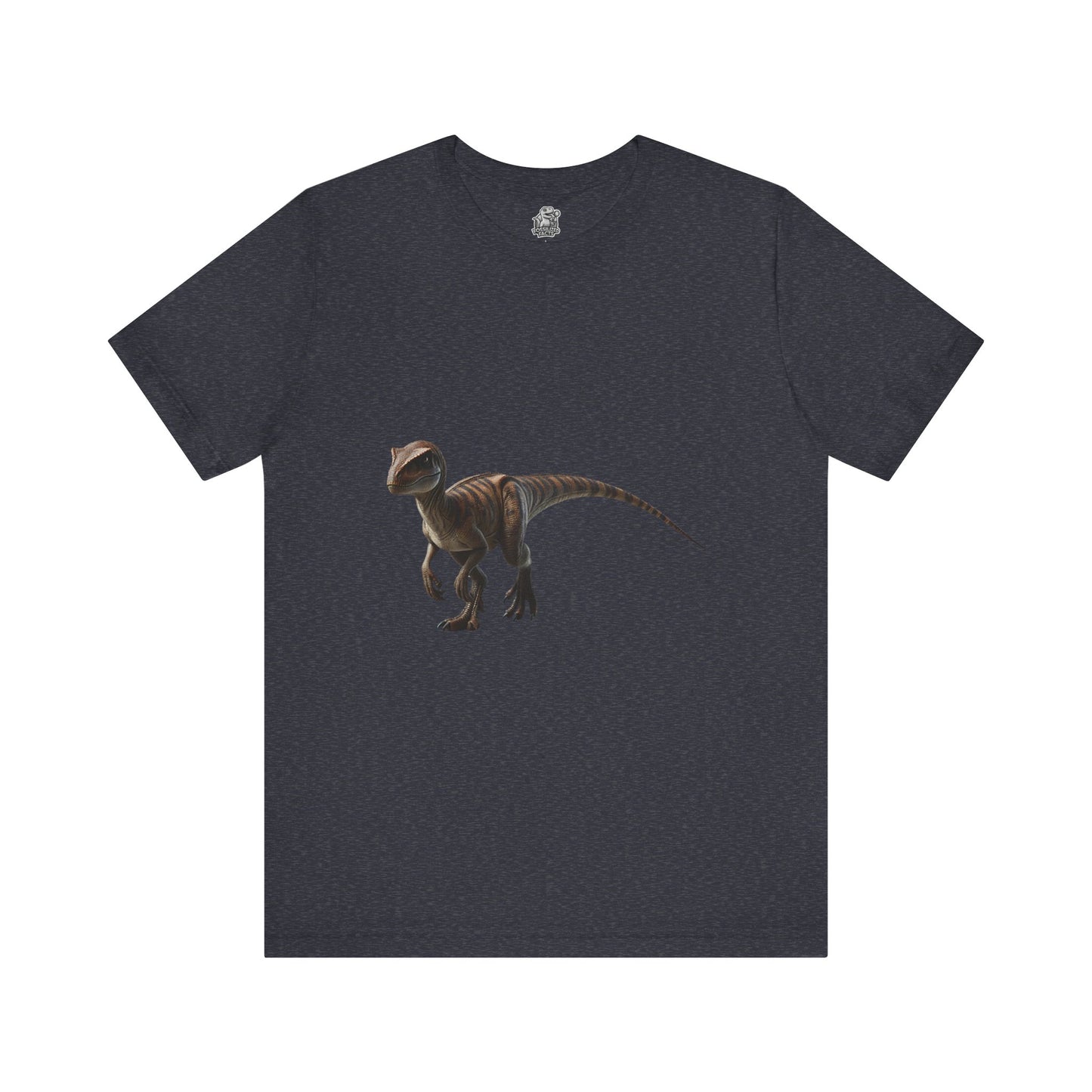 Playful Velociraptor  - Unisex Jersey Short Sleeve Tee Super Comfy Dino T-Shirt Gift