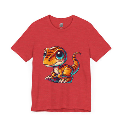 Cheeky Velociraptor- Unisex Jersey Short Sleeve Tee Super Comfy Dino T-Shirt Gift