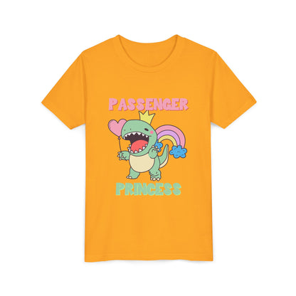 Passenger Princess Rex Youth Size T-Shirt for kids who love dinosaurs