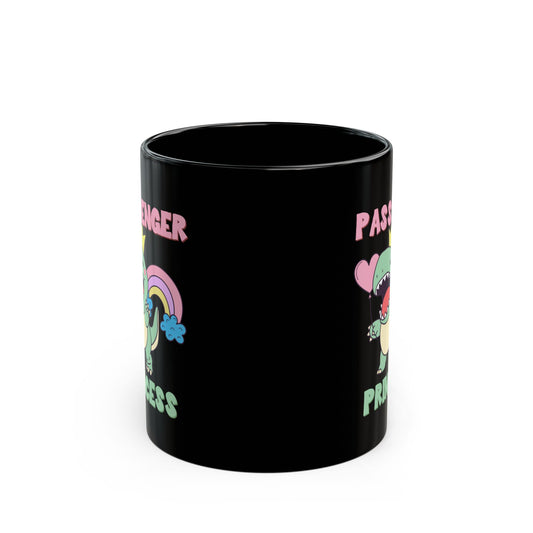 Passenger Princess Rex Black Mug (11oz, 15oz)