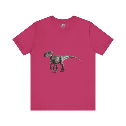 Bold Velociraptor - Unisex Jersey Short Sleeve Tee Super Comfy Dino T-Shirt Gift