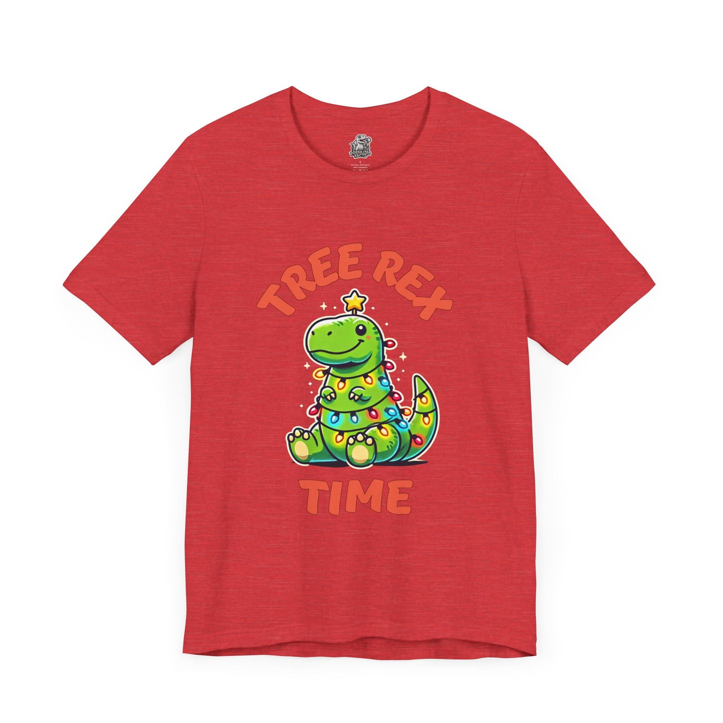 Tree Rex Time Christmas Martin - Unisex Jersey Short Sleeve Tee Super Comfy Dino T-Shirt Gift