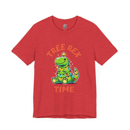 Tree Rex Time Christmas Martin - Unisex Jersey Short Sleeve Tee Super Comfy Dino T-Shirt Gift