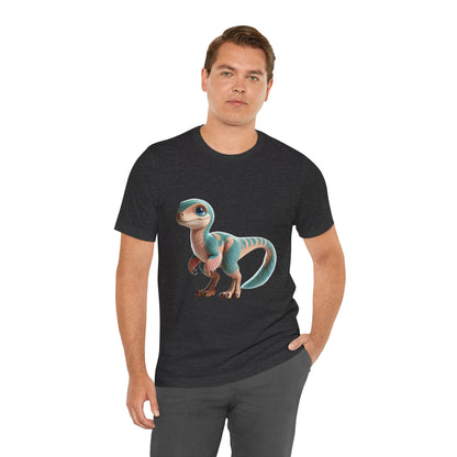 Pastel Velociraptor - Unisex Jersey Short Sleeve Tee Super Comfy Dino T-Shirt Gift